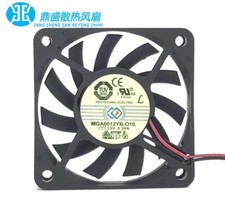 MGA6012YR-O10 6010 12V 0.30A 6CM 2-Wire Slim Server Cooling Fan