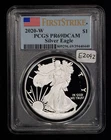 2020-W 1 oz American Silver Eagle Proof - PQ - PCGS PR 69 DCAM - E2092