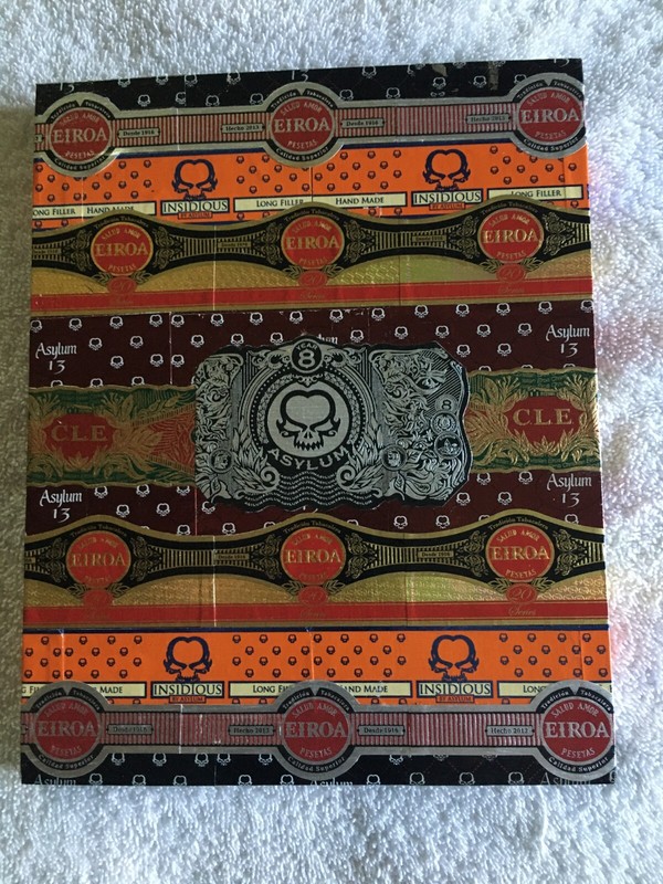 CLE - Eiroa - Asylum- custom cigar band art  -CIGart by T - 7 1/4" x 9"