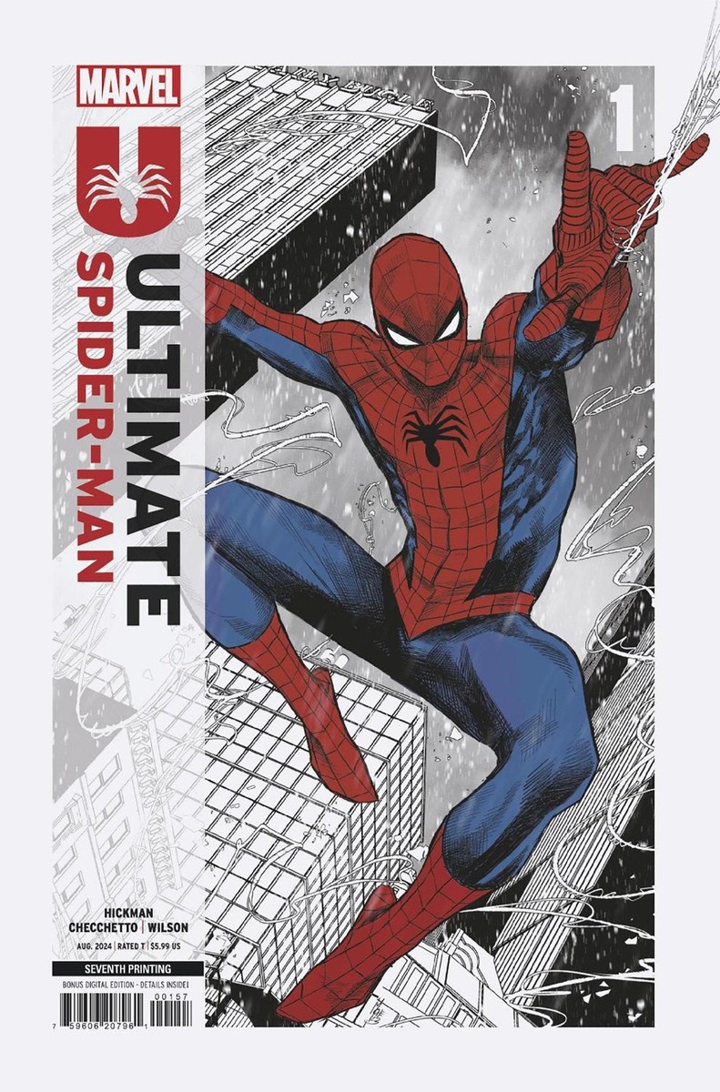 Ultimate Spider-Man 1〜6巻（洋書） ULTIMATE SPIDER-MAN #1 MARCO CHECCHETTO 6TH PRINTING VARIANT
