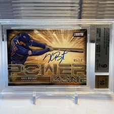 2017 Stadium Club Power Zone Autograph Kris Bryant #5/10