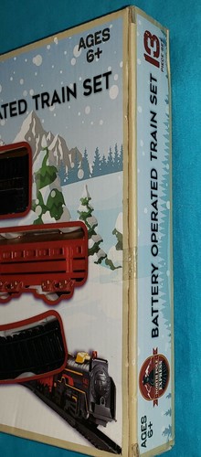 NORTH POLE EXPRESS Battery Operated Train set 13 PC Christmas Gift Set New 2021 - Picture 7 of 9