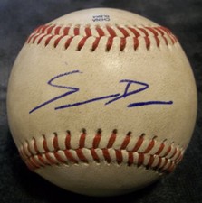 SAMIR DUENEZ Kansas City Royals AUTOGRAPHED Carolina League Baseball  