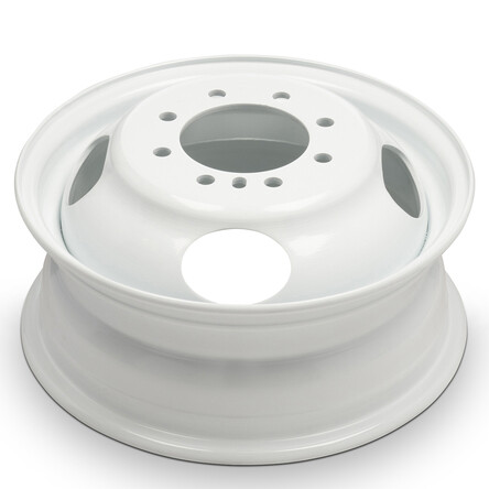 16x6 Grey Steel Dually Wheel Rim For Ford E350/E450 SuperDuty 2007-2023 - 8-Lug Bolt Pattern