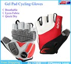 Gel Pad Cycling Gloves Breathable Lycra Fabric MTB Road Bike Riding Outdoor