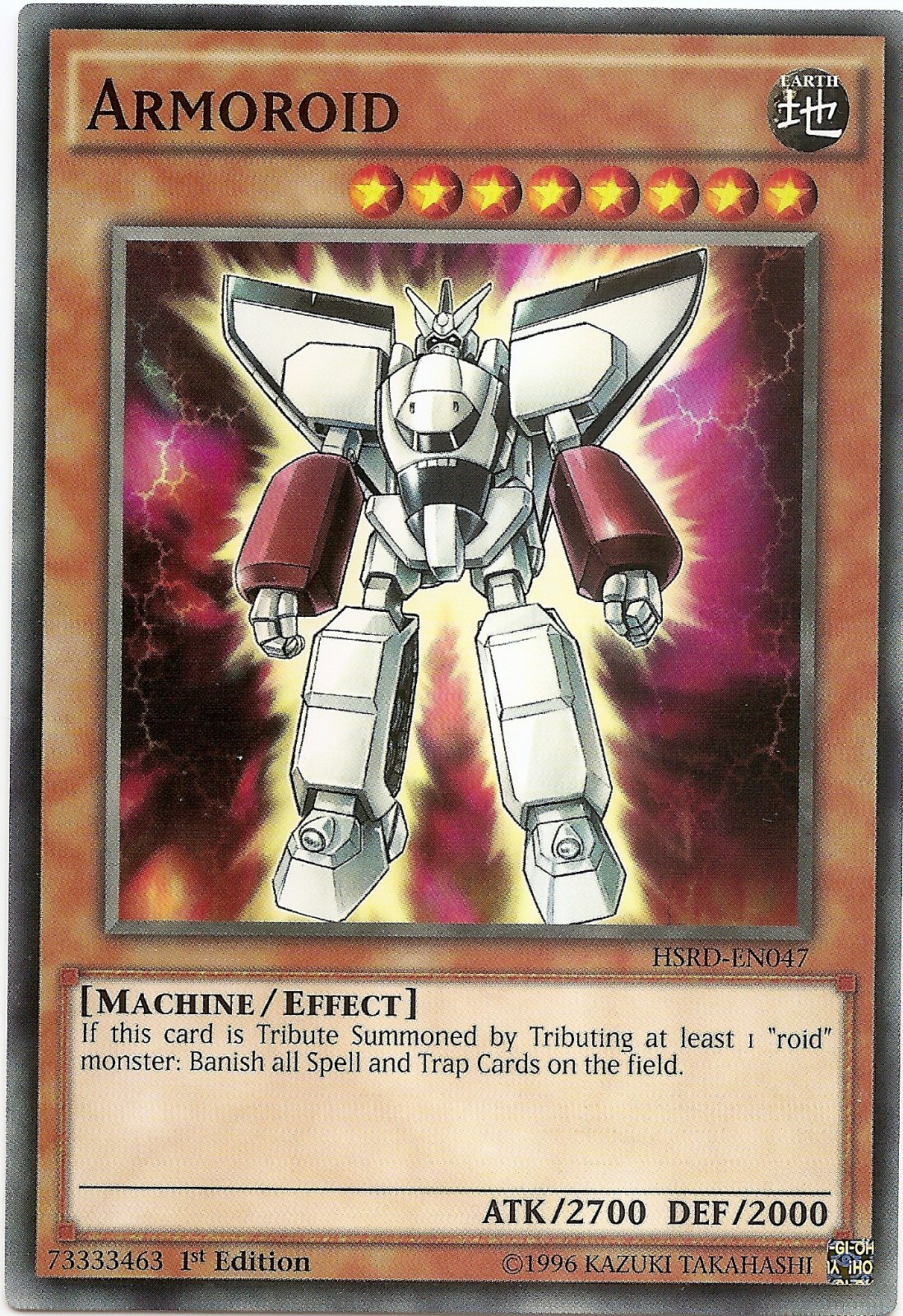 Armoroid HSRD-EN047 Yu-Gi-Oh Card 1st Edition New