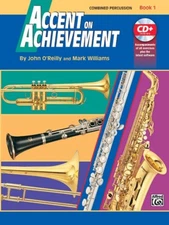 Accent on Achievement Book 1 Combined Percussion (Snare, Bass, Mallet) - 17099