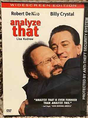 M5 {New Sealed} ANALYZE THAT Widescreen Dvd Movie ROBERT DE NIRO Billy Crystal
