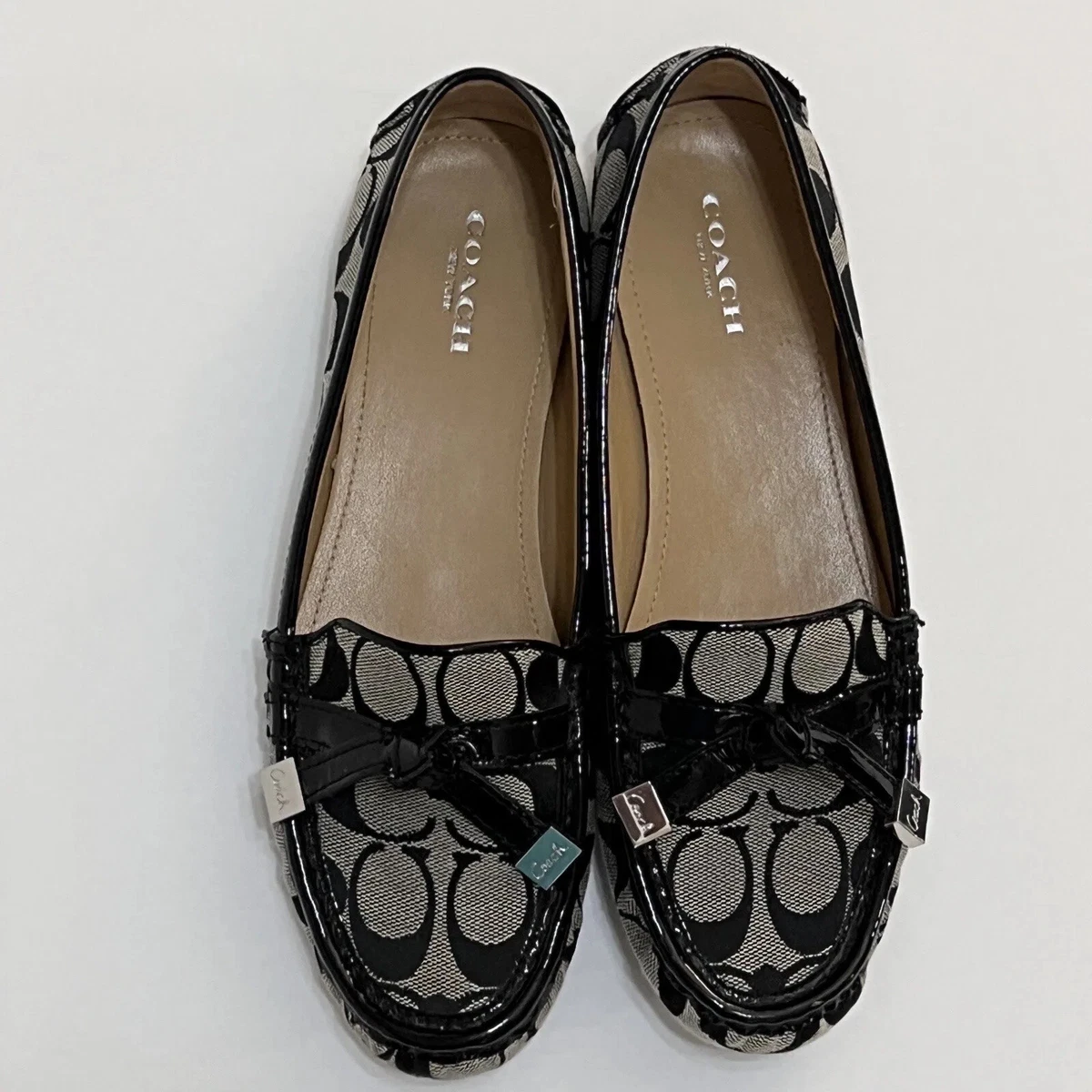 Coach Frida Loafers Flats Black Women s Size 8.5B eBay