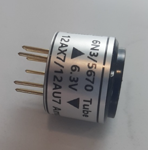 5670 6N3 to 12AU7 12AX7 12AT7 ECC83 ECC82 Tube Adapter Converter 6.3V USA Seller - Picture 3 of 8