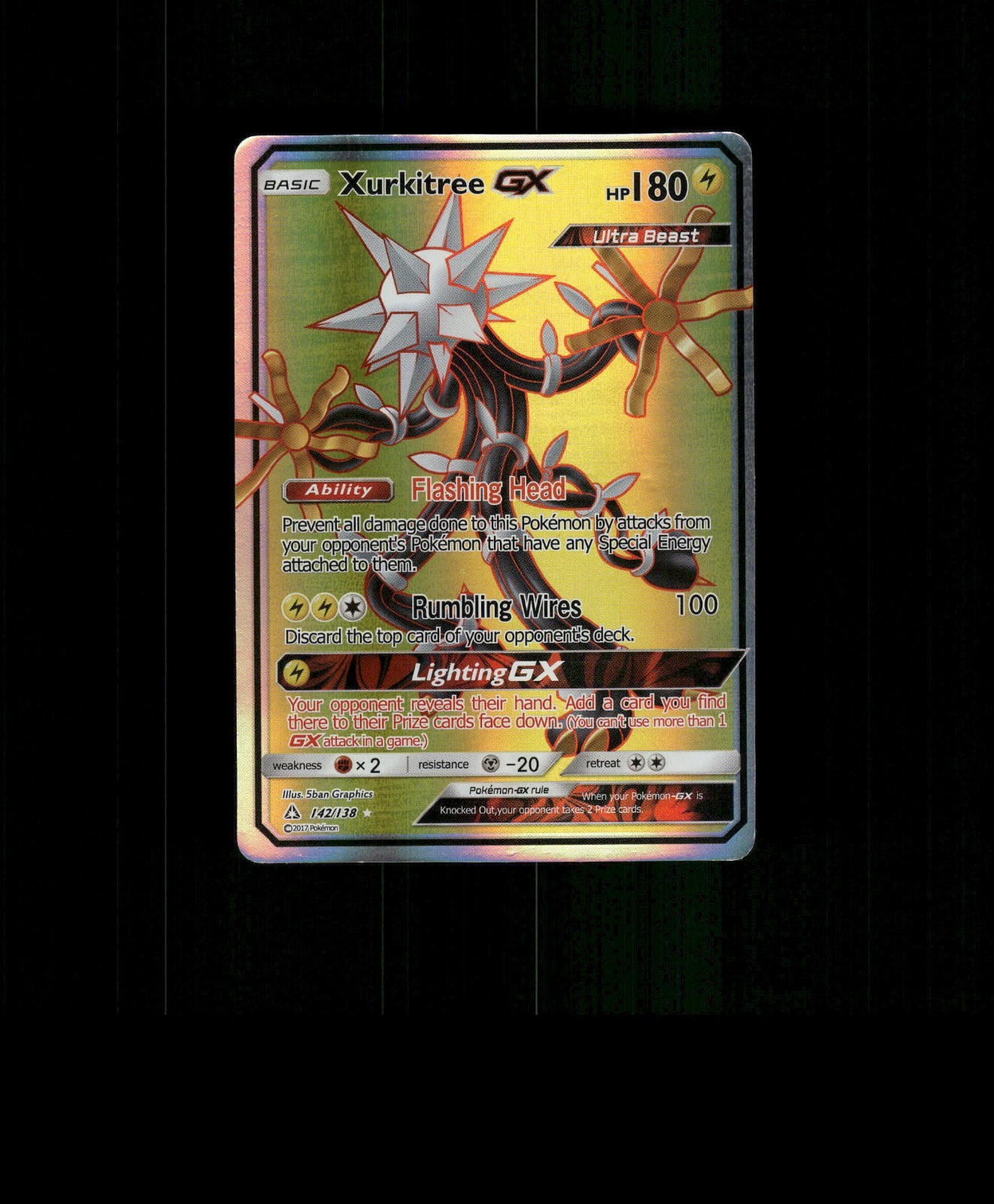 Fan-Art READ DESCRIPTION BELOW  HOLO Xurkitree Card Xurkitree Pokemon Card  p3
