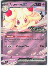 Alcremie ex (Journey Together Stamped) 075/159 MCAP RR Holofoil Pokemon NM