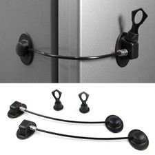 2 Pack Refrigerator Lock with Magnetic, Child Safety Locks, Fridge Freezer Do...