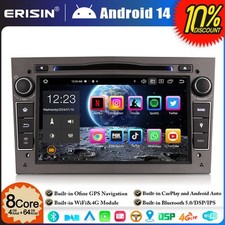 Android 14 DAB+GPS Autoradio DVD per Opel Astra H Corsa C/D Zafira Meriva Antara
