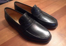 elegante Sioux Herren Schuhe Halbschuhe Slipper Penny Loafer Mokassin Gr. 10