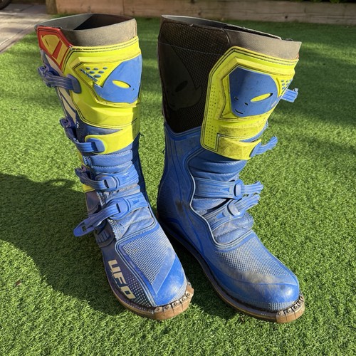 UFO Plast MX Moto Cross Stiefel Größe 12,5 UK B0003CD Motorrad Erwachsene EU 48