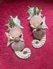 Tropical Seahorse Wall Art Set Sculpture Beach Home Decor Unique Vintage 90s Y2K — photo 7