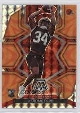2022 Panini Mosaic Rookies Reactive Orange Mosaic Prizm Jerome Ford #353 1m6i