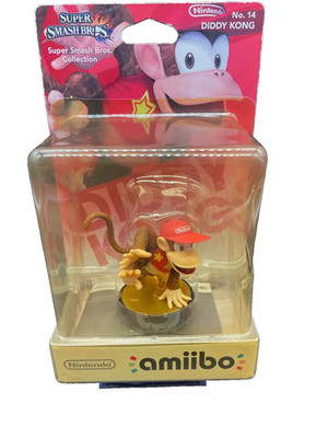 Nintendo Amiibo Figur  Diddy Kong No 14  Super Smash Bros NEU