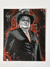 WrestleCrate Jim Ross JR Autograph 8x10 Signed Print WWE AEW Wrestling