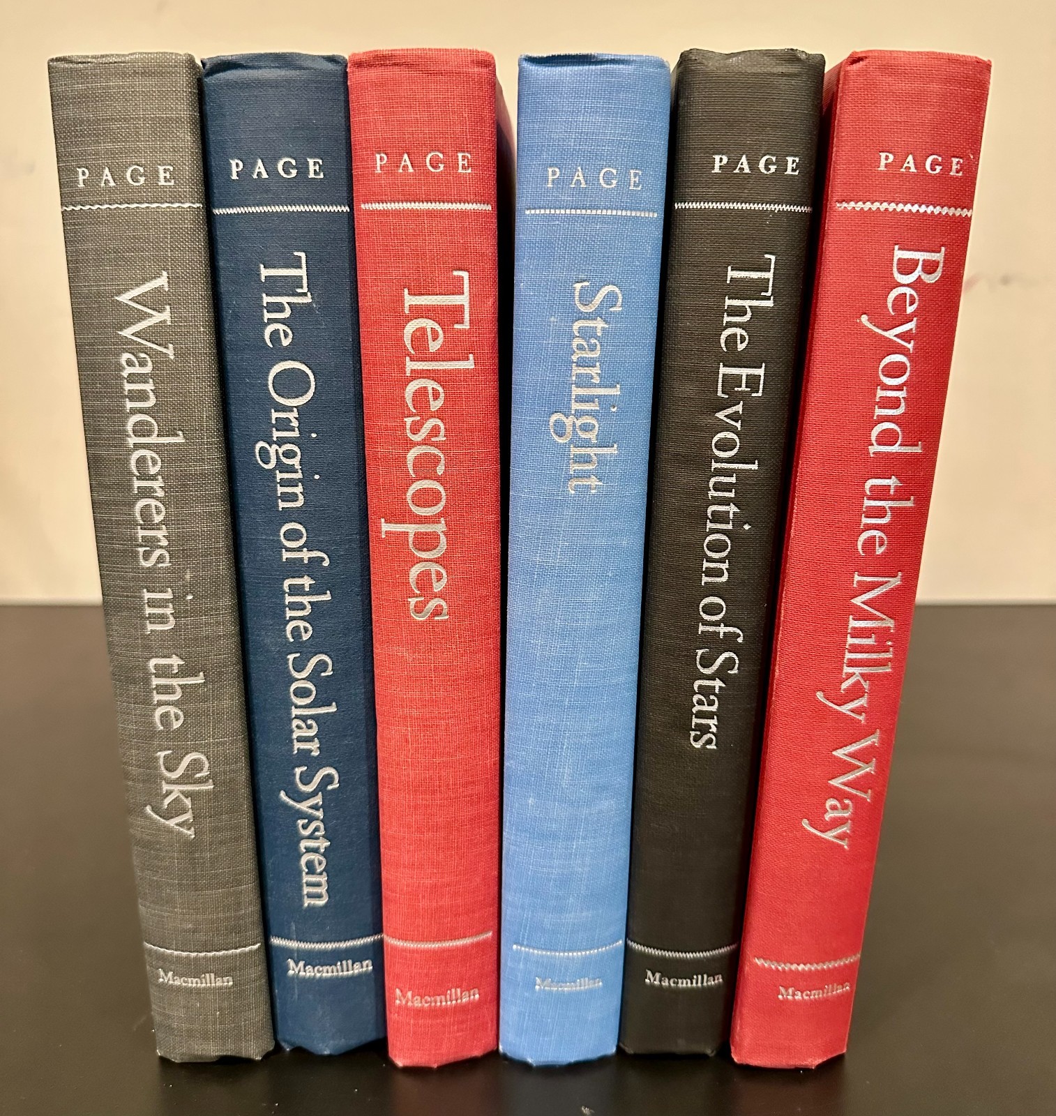 Sky and Telescope Library of Astronomy 6 Book Lot by Thornton Page & Lou Page