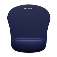 TECKNET Mouse Pad with Wrist Support, Ergonomic Gaming Blue, Blue
