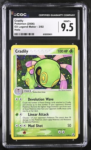 Cradily graded CGC 9.5 for sale on eBay