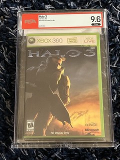 Halo 3 For Display Only Case ONLY RARE PROMO PSA 9.6!!!