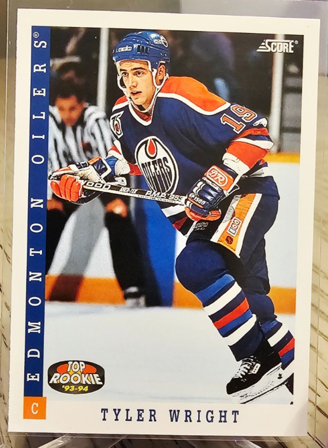 1993-94 Score Tyler Wright #463 Edmonton Oilers