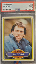 1980 Topps #20 Jim Zorn, PSA 9 / MINT, Seattle Seahawks
