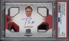2020-21 The Cup Tim Stutzle Rookie Signature Unis RPA RC SSP /49 PSA 9