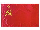 Drapeau rouge Union soviétique URSS communiste Russie 150 x 90 cm Satin
