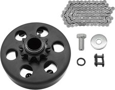Go Kart Clutch 3/4" Bore 10 Tooth with 40/41/420 Chain, Centrifugal Clutch f...