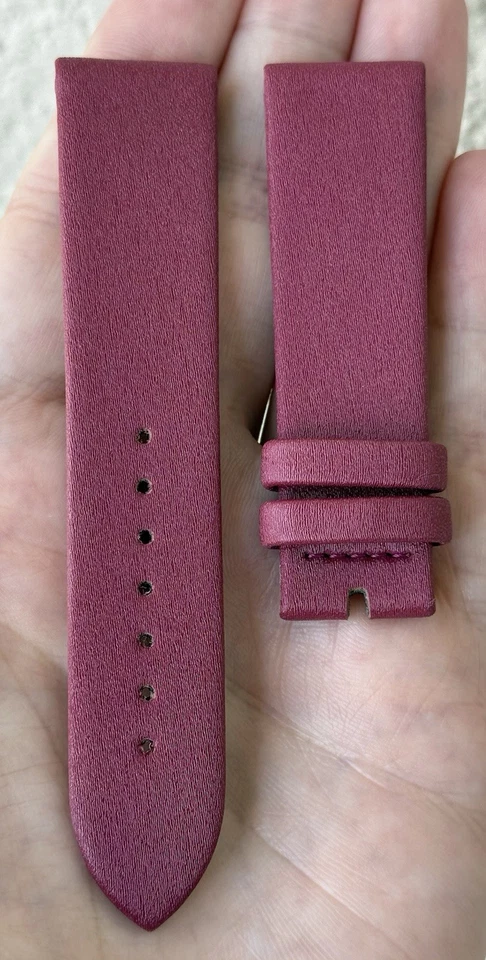 Chopard 20mm x 18mm Burgundy Satin Fabric Watch Strap Band New Authentic OEM - image 2 of 4