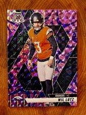 Wil Lutz Denver Broncos Pink Camo Mosaic Prizm NM 2025 Panini Mosaic #151