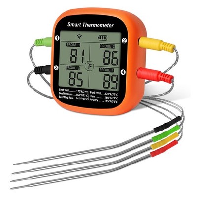 Kabelloses Fleischthermometer zum Grillen, Smoker, Ofen, APP, Digitales  mi6324