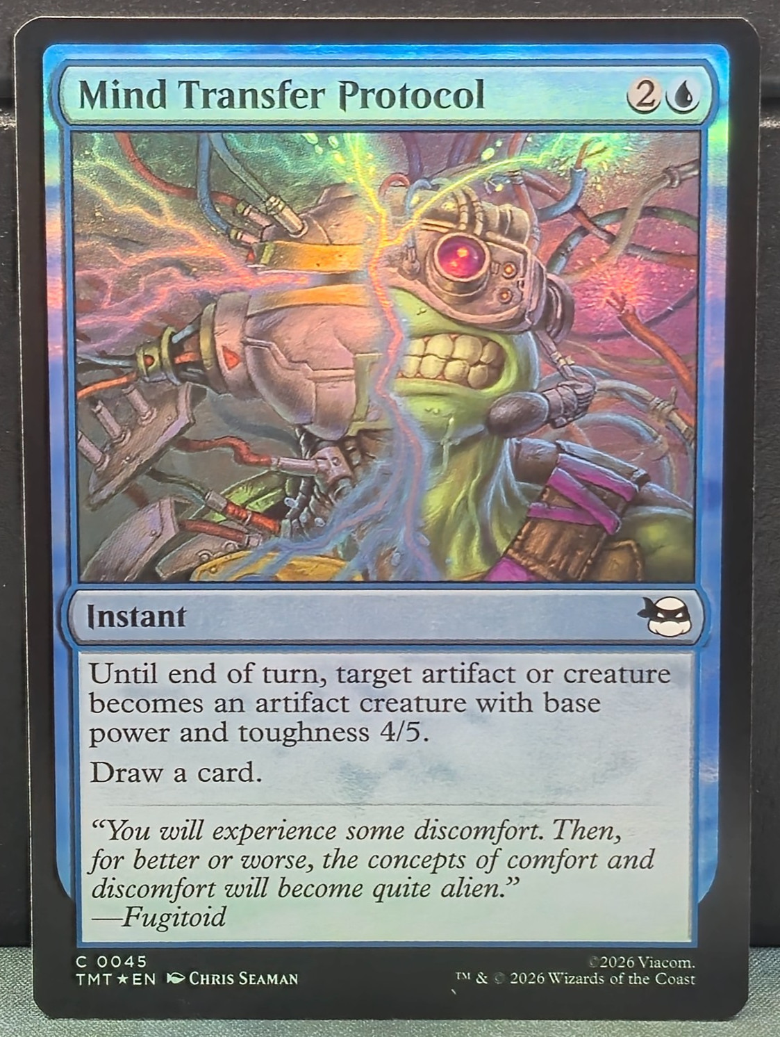 Mind Transfer Protocol C 0045 FOIL TMNT Teenage Mutant Ninja Turtles Common Card
