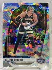 2024 Prizm WNBA Ice Prizms #70 Aaliyah Edwards Rookie RC Washington Mystics