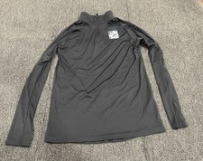 Under Armour 1/4 Zip Black Long Sleeve Shirt Pullover Youth Size XL