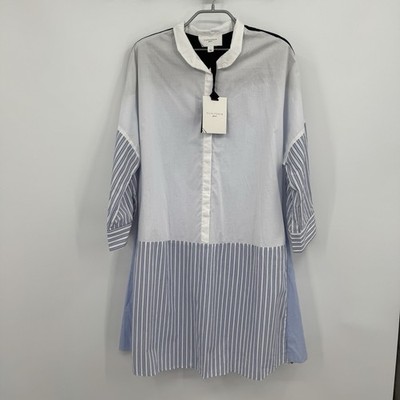 Pomander Place by Tuckernuck Colorblock Burnell Shirt Dress size L 100% Cotton