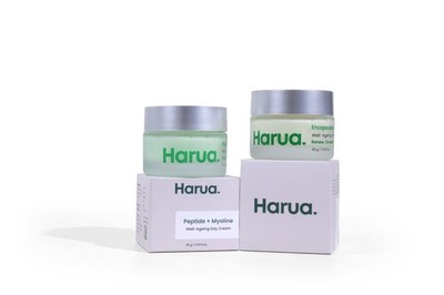 Harua Day Night Cream Set 45g Peptide Retinol Anti Age Moisturizer Duo