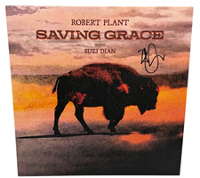 Robert Plant Signed Saving Grace Vinyl Lp Album Authentic Autograph Beckett LOA