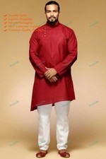 Mens Kurta Traditional Wear Cotton Ethnic Shirt Mens Kurta Shirt tunic Kurta