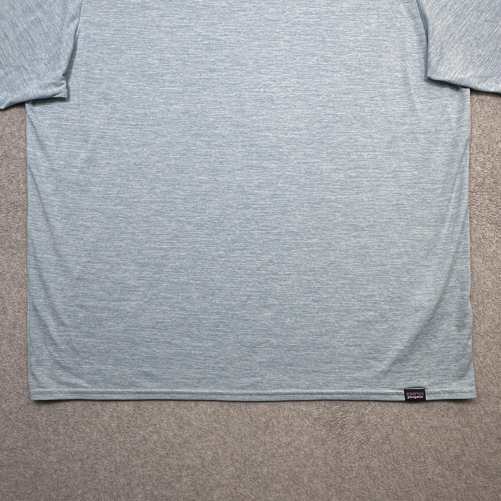 Patagonia Capilene Cool Daily  Shirt Mens Large Blue Short Sleeve Performance thumbnail 4