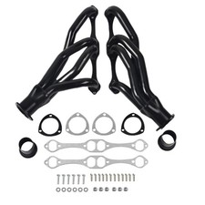Headers For Chevy Small Block Sb V8 262 265 283 305 327 350 400 Black Coating