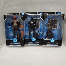 McFarlane Toys DC Multiverse Arkham Knight  Red Hood  Infected Joker Lot of 3