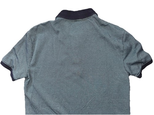 EXPRESS Men's Blue Checked Short Sleeve Polo Shirt sz. XS - Picture 6 of 6