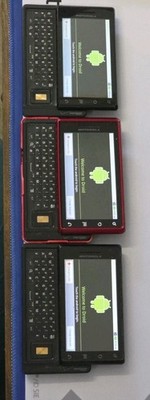 3 Motorola Droid A855, Black, QWERTY Keypad, Android, Each sold Separate, Info