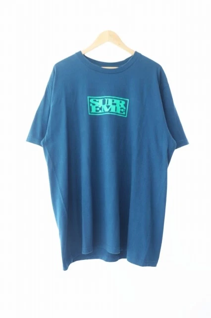 Supreme 24Aw Connect Tee Indigo T shirt manches courtes L bleu marine AB842