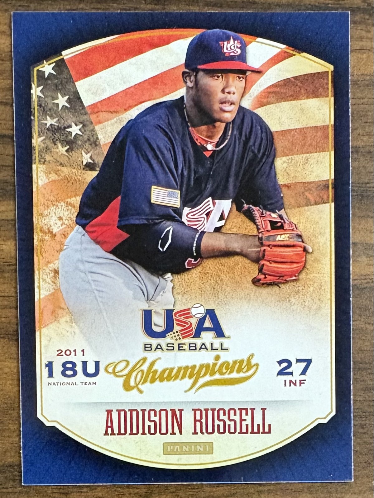 2013 Panini USA Baseball Champions - Addison Russell #117 (RC)